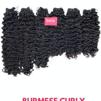 Burmese Curly Raw Hair