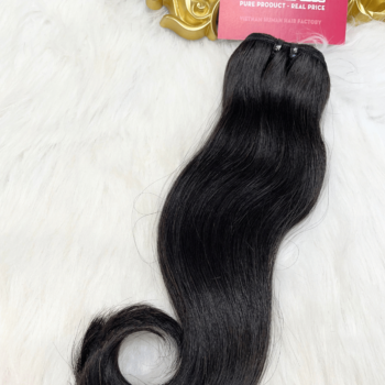 Double Drawn Blunt Tip Remy Weft Hair 2
