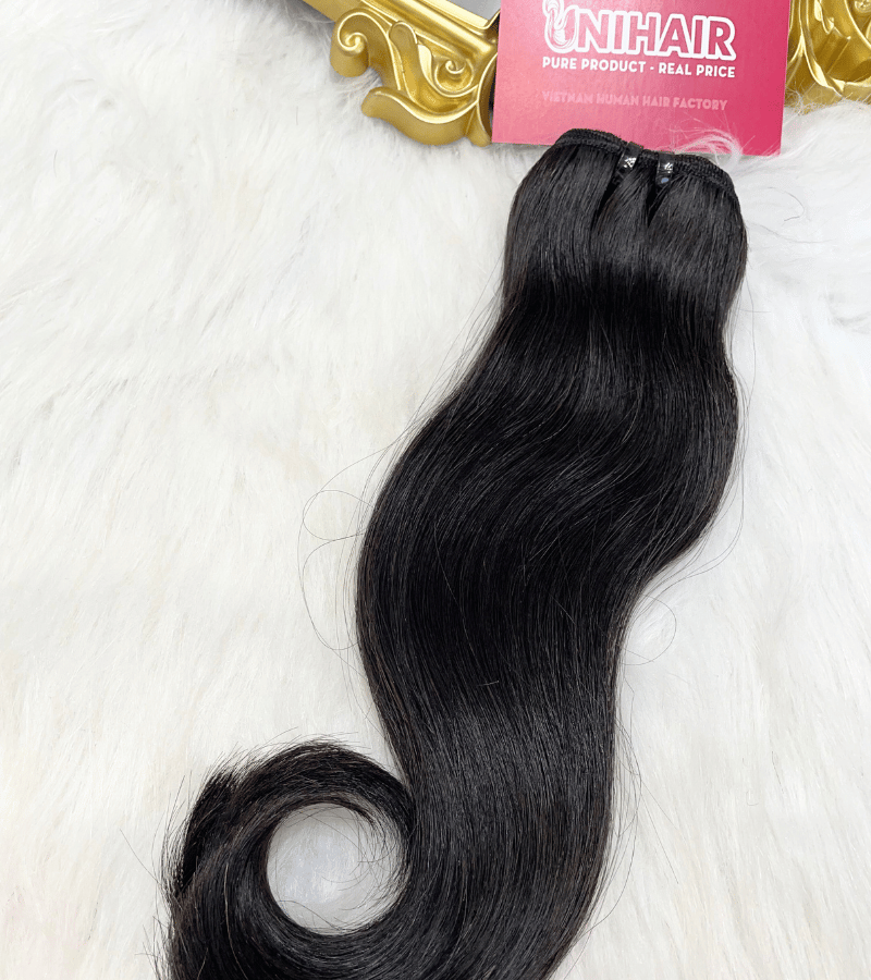 Double Drawn Bluntip Remy Weft Hair