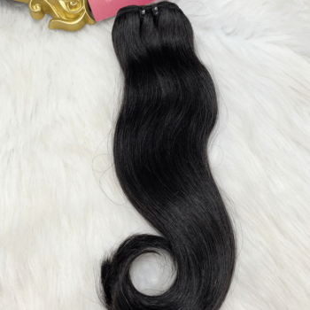 Alternative view of Double Drawn Bluntip Remy Weft Hair