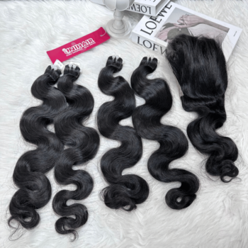 Double Drawn Body Wave Remy Weft Hair 1