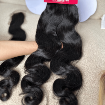Double Drawn Body Wave Remy Weft Hair 4