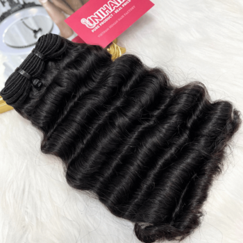 Double Drawn Deep Wave Remy Weft Hair 3