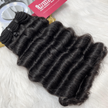 Double Drawn Deep Wave Remy Weft Hair 4