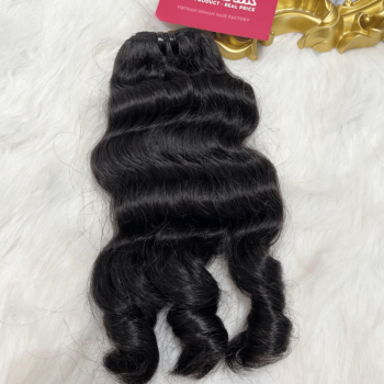 Alternative view of Double Drawn Fancy Curly Weft Hair