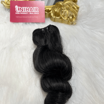 Alternative view of Double Drawn Loose Curly Remy Weft Hair