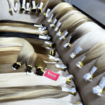 Alternative view of Bulk Color Hair Double Platinum