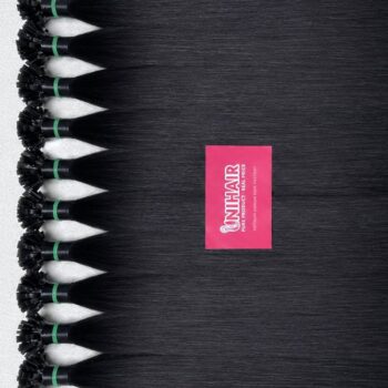 Natural Black Flat Tip Hair Extensions