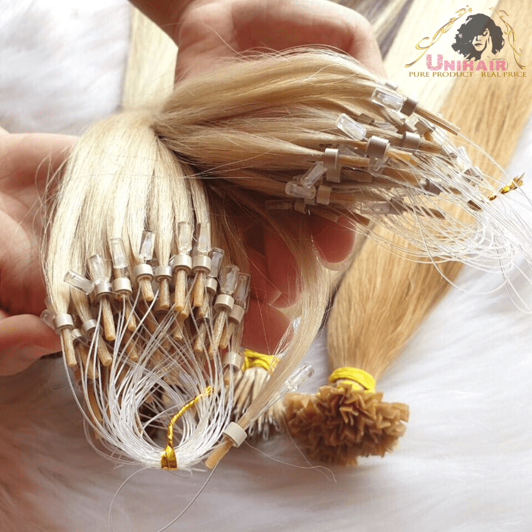 Micro Ring Hair Extensions image 15 showing quality and buyer benefits by Unihairvn Vietnam hair factory Micro Ring Hair Extensions image 15 showing quality and buyer benefits by Unihairvn Vietnam hair factory