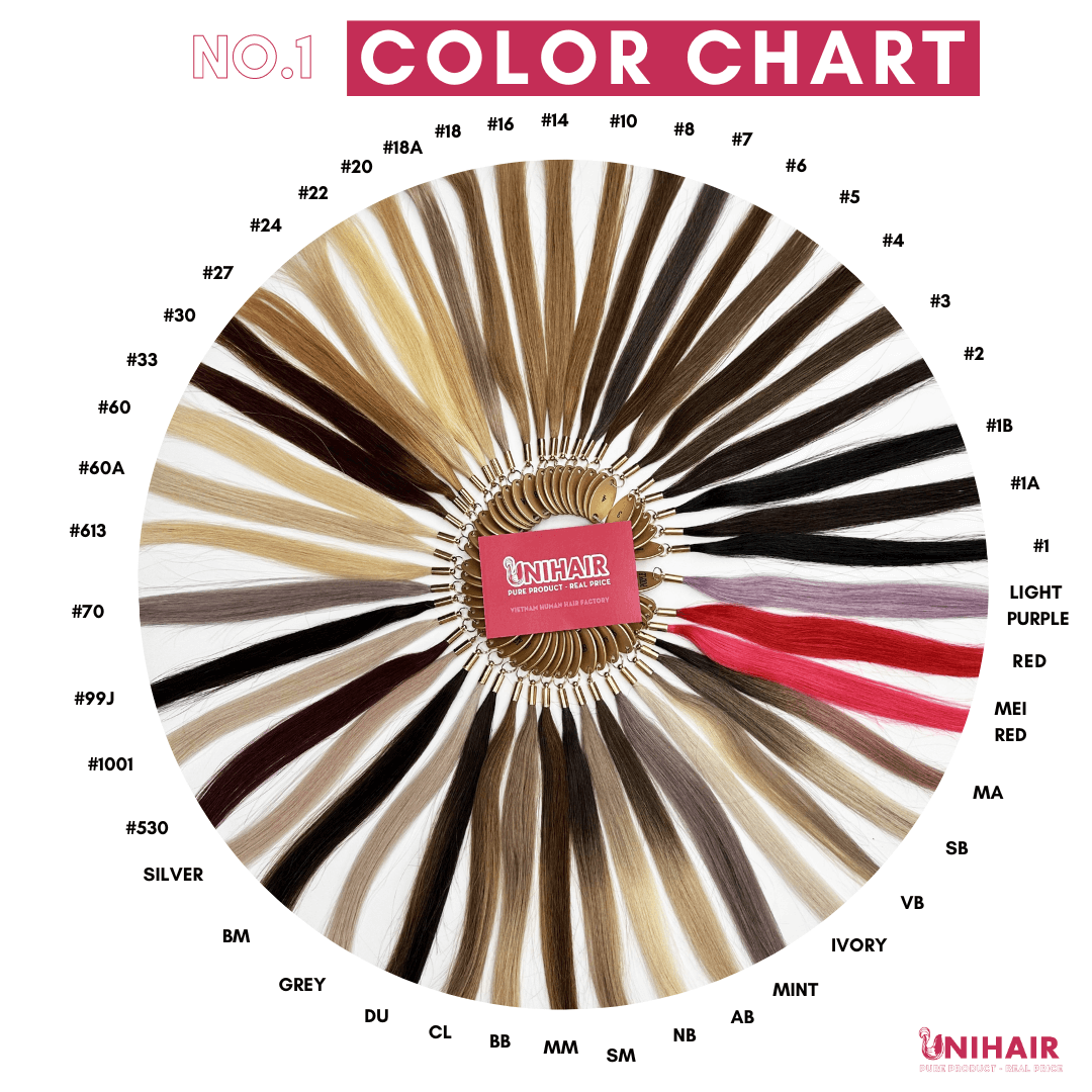 Color chart No.1 Unihair 1