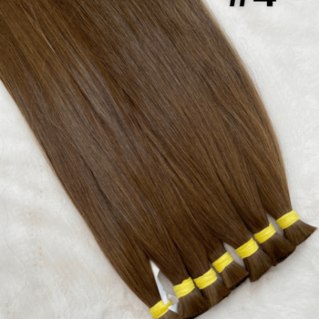 bulk hair brown color 4 double platinum