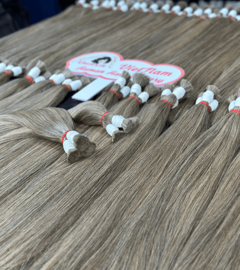 Bulk Hair Gray Color Double Platinum
