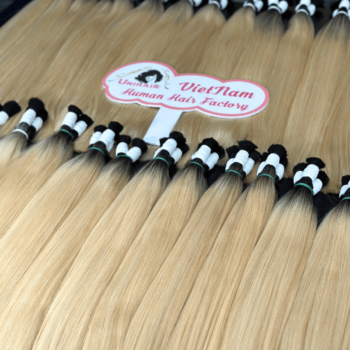 bulk hair ombre blonde color double platinum 2 1
