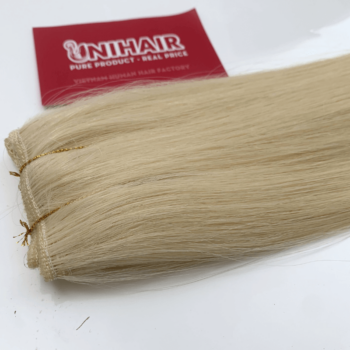 halo hair extensions with lightest blonde 60 color straight hair 3