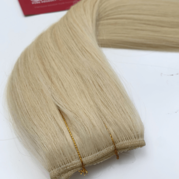 halo hair extensions with lightest blonde 60 color straight hair 4