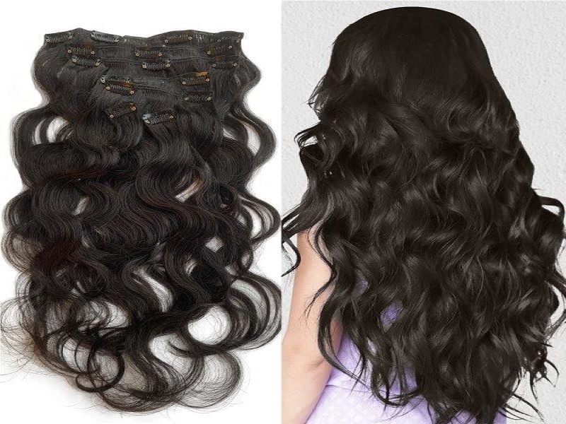 phần mở rộng tóc kẹp