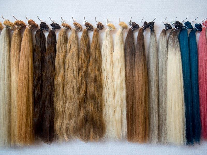 real human hair extensions