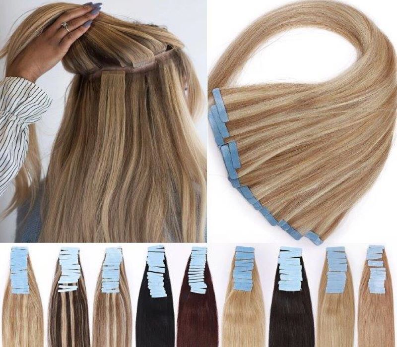Tape In Remy Hair Extensions: The Best Hair Quantity Increasing Product 3 Fancy tape-in remy hair extension styles