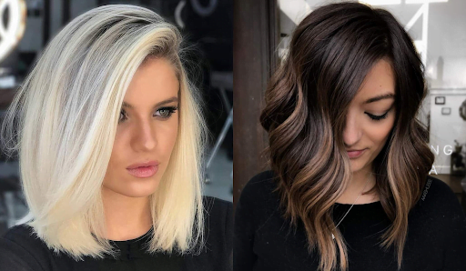 long straight bob