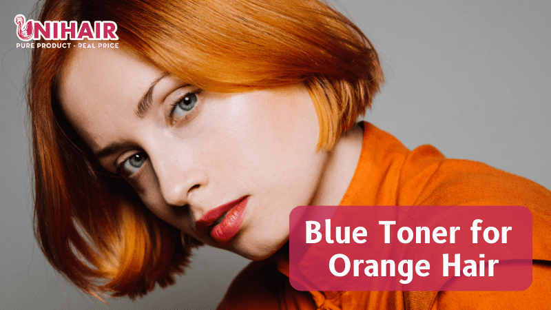 blue toner for orange hair