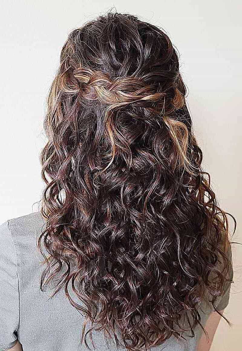 half up half down hairstyles weave 3