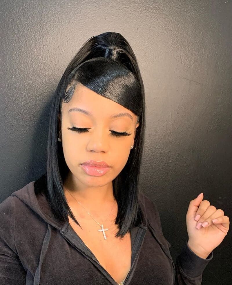 half up half down hairstyles weave 4