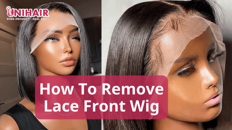 how to remove lace front wig
