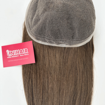 6x8 inches HD Lace without PU 7C color Hair Topper 2
