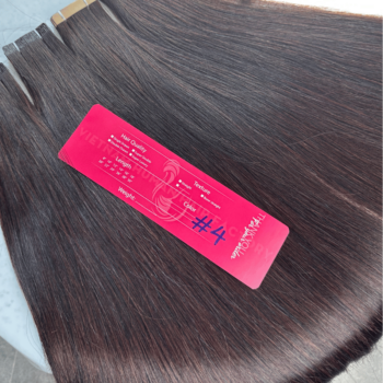 Normal Tape In Hair Extensions with 4 Color Straight Hair 4