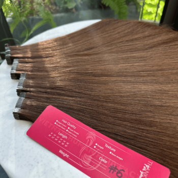 Normal Tape In Hair Extensions with 6 Color Straight Hair 2