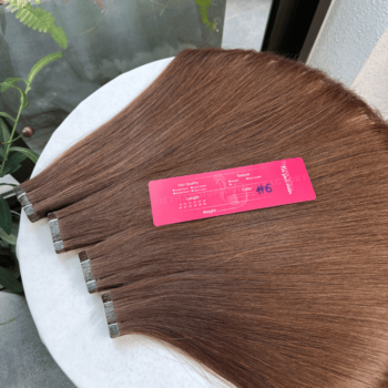Normal Tape In Hair Extensions with 6 Color Straight Hair 3