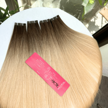 Normal Tape In Hair Extensions with Arctic Color Straight Hair 1
