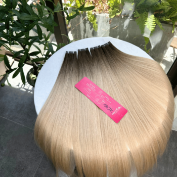 Normal Tape In Hair Extensions with Arctic Color Straight Hair 3