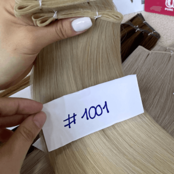 genius weft human hair extensions with 1001 color straight hair 4