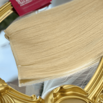 genius weft human hair extensions with 613 color straight hair 4