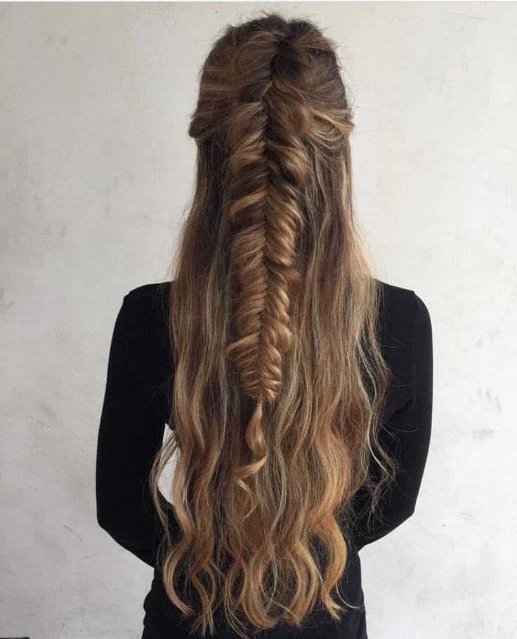 half up half down hairstyles weave 12