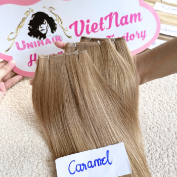 with caramel