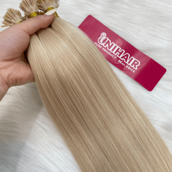 Alternative view of I Tip Hair Extensions with #60A Color Straight Hair