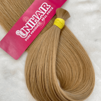 Alternative view of Straight Bulk Hair Extensions #14 Color