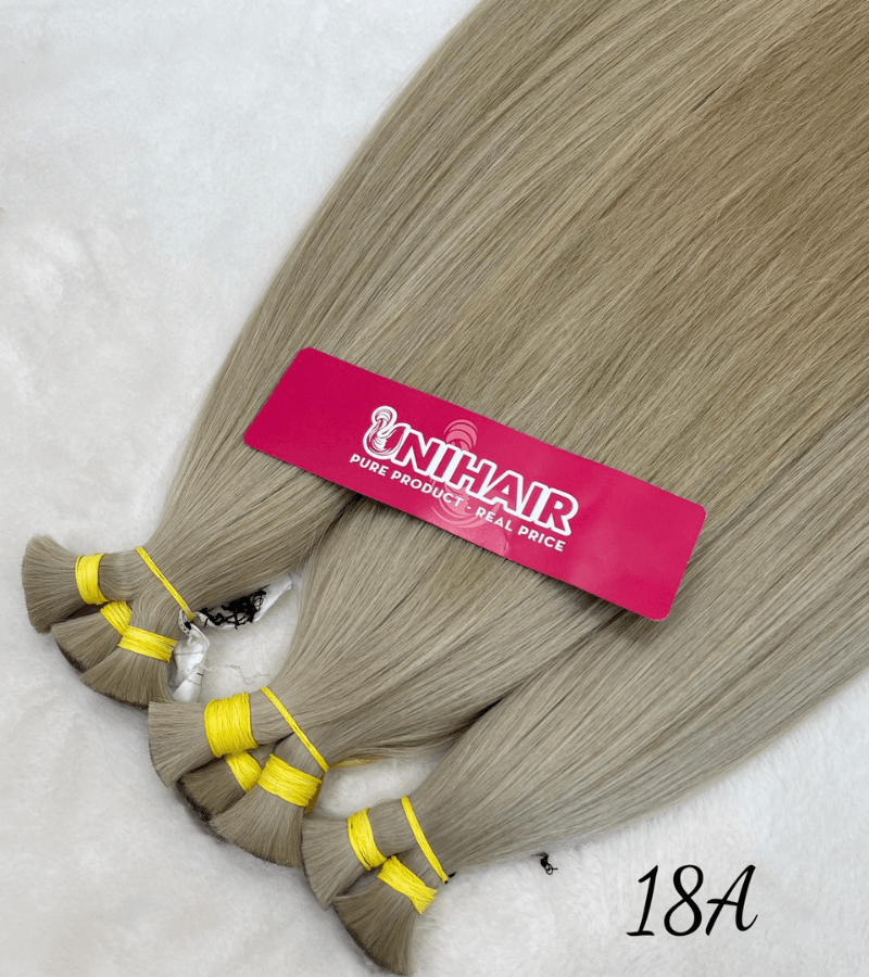 Straight Bulk Hair Extensions #18A Color