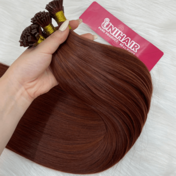 Alternative view of I Tip Hair Extensions with #33 Color Straight Hair