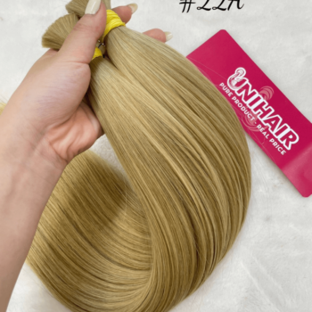 Alternative view of Straight Bulk Hair Extensions #22A Color