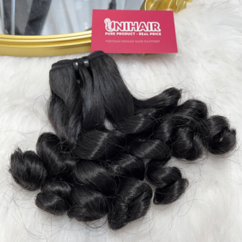 Double Drawn Loose Curly 2 Remy Weft Hair 1