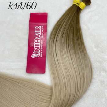 Alternative view of Straight Bulk Hair Extensions #R4A/60 Color