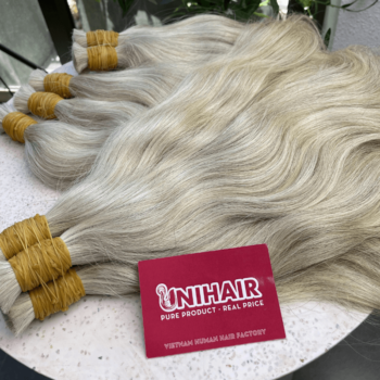 bulk hair extensions natural white grey human hair bundles 1