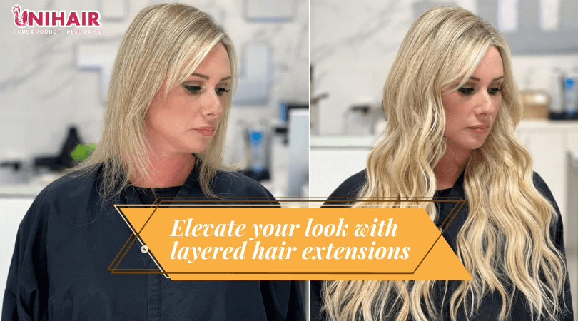 3 Steps To Perfect Layered Hair Extensions 3 layered-hair-extensions