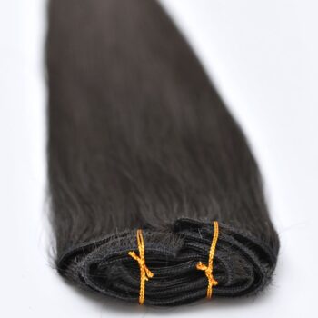 Natural Straight Fabric Clip-In Hair Extensions