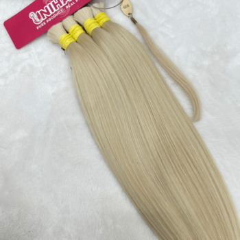 Alternative view of Straight Bulk Hair Extensions #60A Color