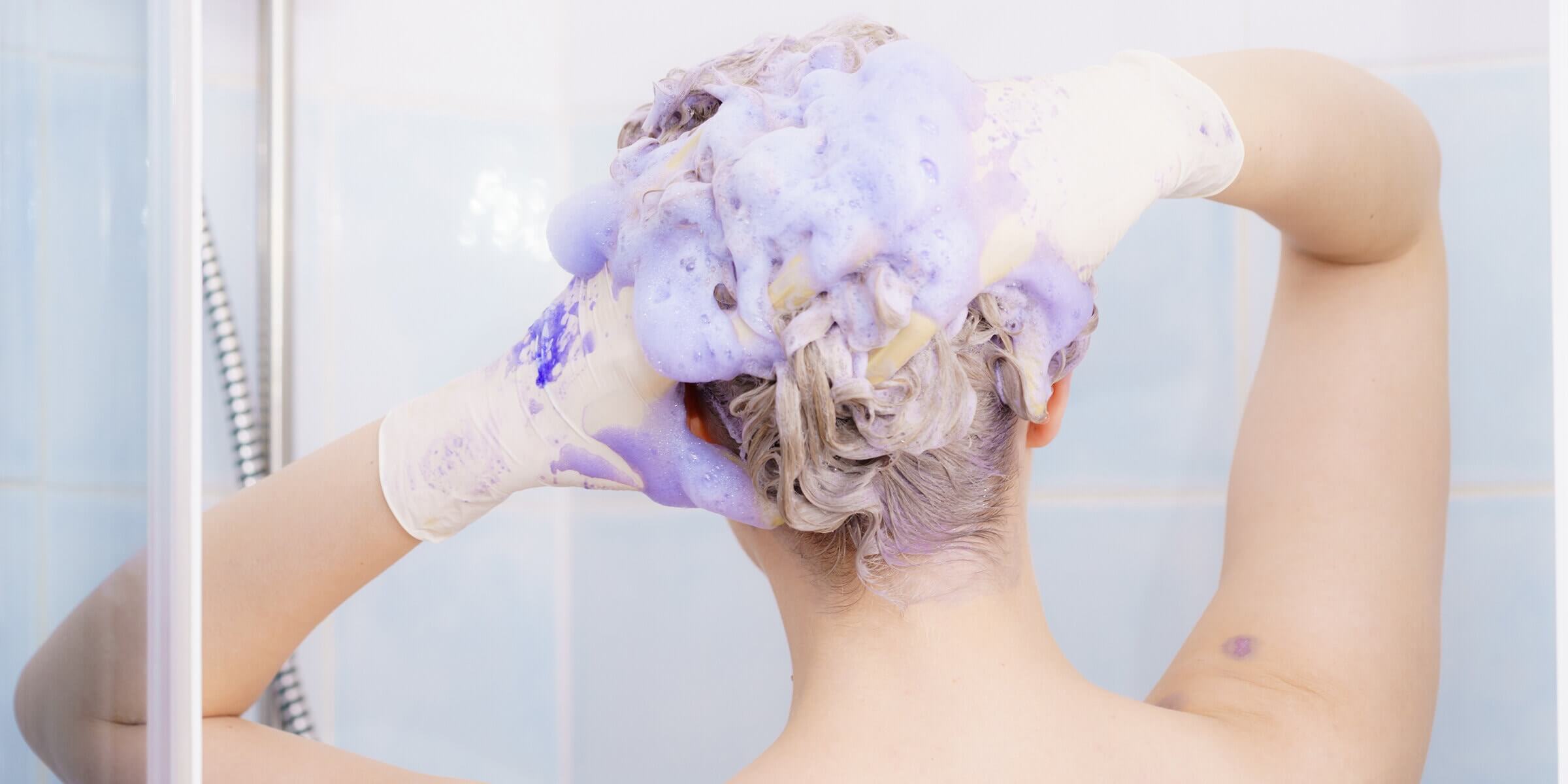 How to get green out of blonde hair