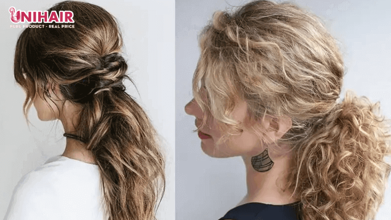 Messy Low Ponytail